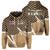 Kakau Hawaii In My Heartbeat Flag of Hawaii Zip Hoodie Gold Unisex Gold - Polynesian Pride