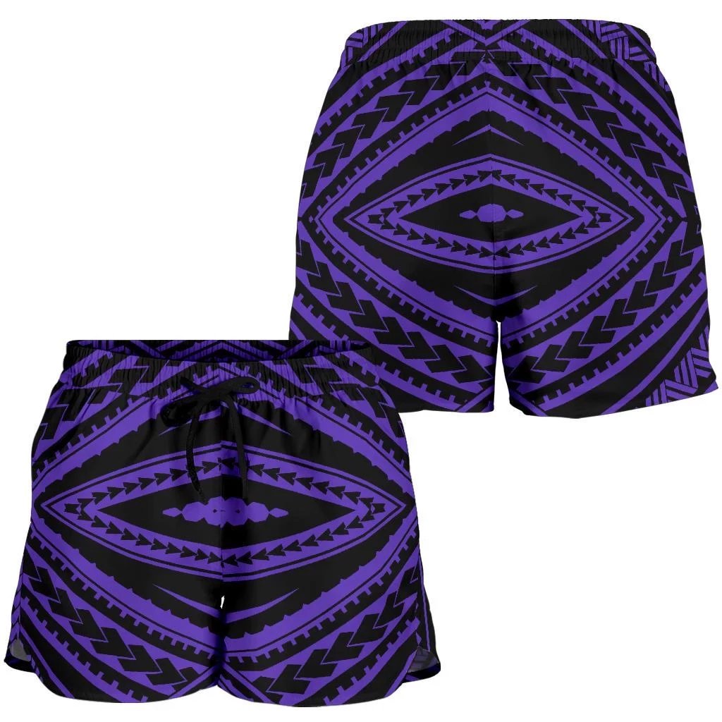 Polynesian Tatau Violet Women's Short Women Violet - Polynesian Pride