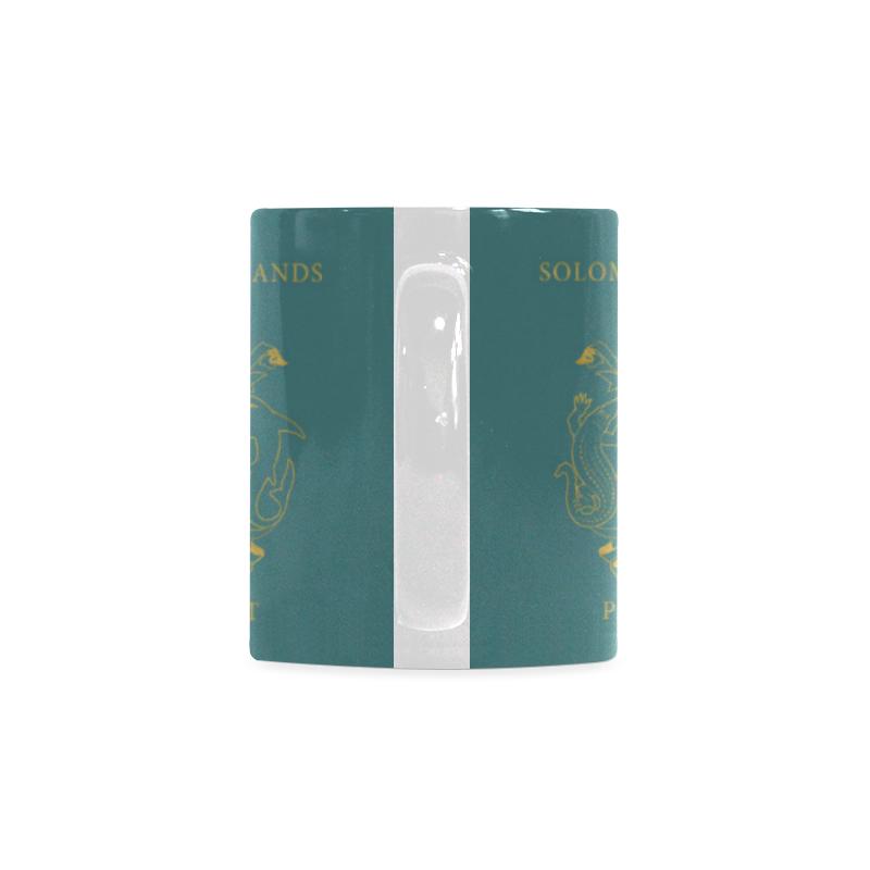 Solomon Islands Passport White Mug - Polynesian Pride