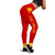 Kanaka Polynesian Mauna Kea Women's Leggings - Morale Style Red - Polynesian Pride