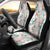 Hawaii Tropical Pattern With Orchids, Leaves And Gold Chains. Car Seat Cover - Polynesian Pride