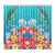 Three Turtle And Hibiscus Window Curtain( Two Piece) Blue One Size 52"x96"(Two Piece) Blue - Polynesian Pride