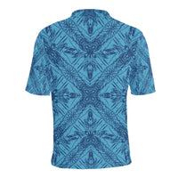 Polynesian Polo Shirt Blue - Polynesian Pride