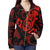 Maori Red Mangopare Zip Hoodie - Polynesian Pride