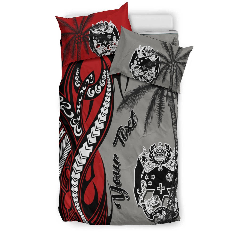 Tonga Custom Personalized Bedding Set - Classical Coconut Tree - Polynesian Pride