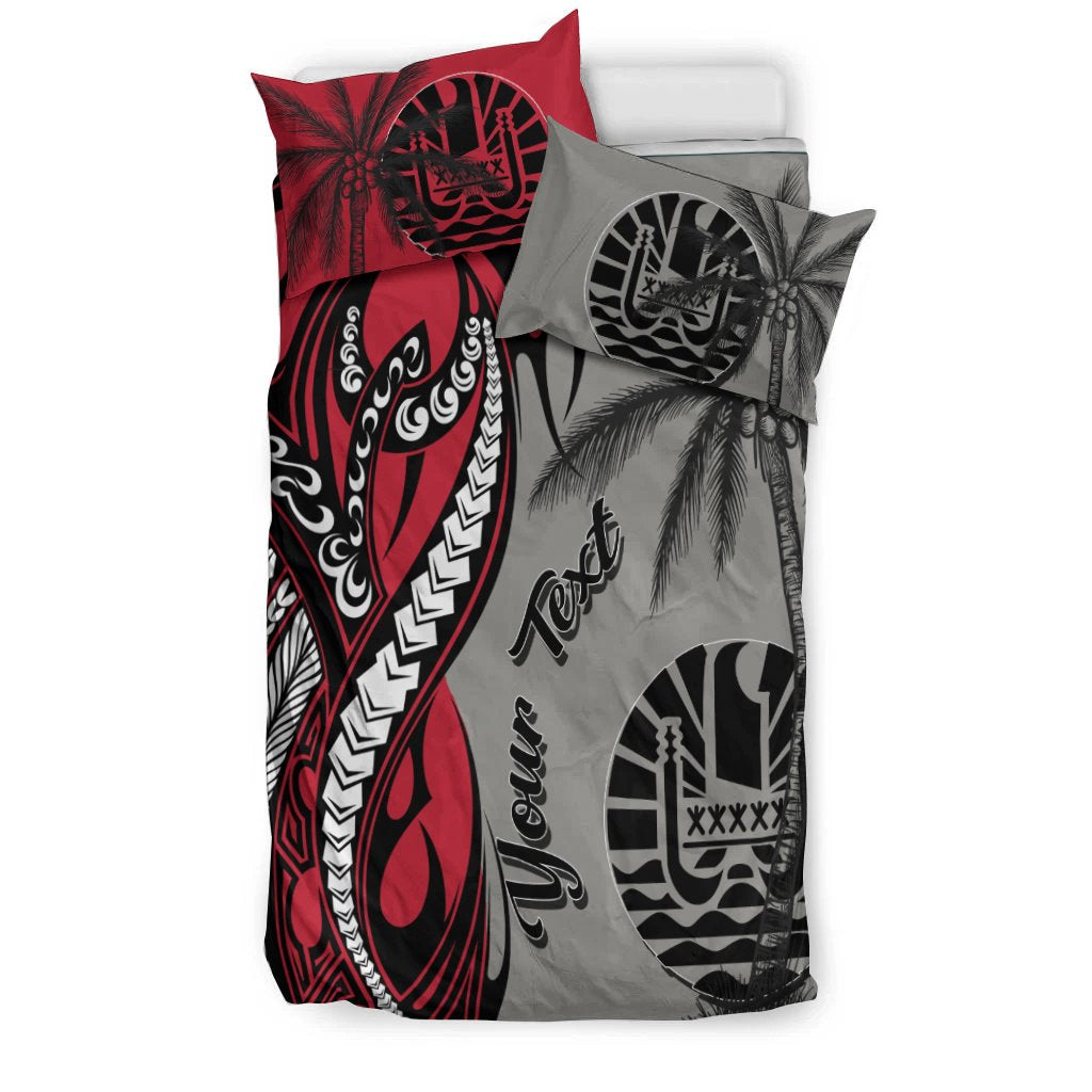 French Polynesia Custom Personalized Bedding Set - Classical Coconut Tree - Polynesian Pride