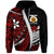 Custom Tonga High School 75th Anniversary Hoodie Black Polynesian Minimalist Style LT9 Hoodie Black - Polynesian Pride