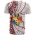 Custom Tonga Emancipation Day T Shirt Kupesi Pattern No.2 White LT9 - Polynesian Pride