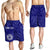 American Samoa Personalised Men's Short - Seal In Polynesian Tattoo Style ( Blue) - Polynesian Pride