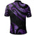 Guam Custom Polo Shirt Polynesian Tattoo Purple Version - Polynesian Pride