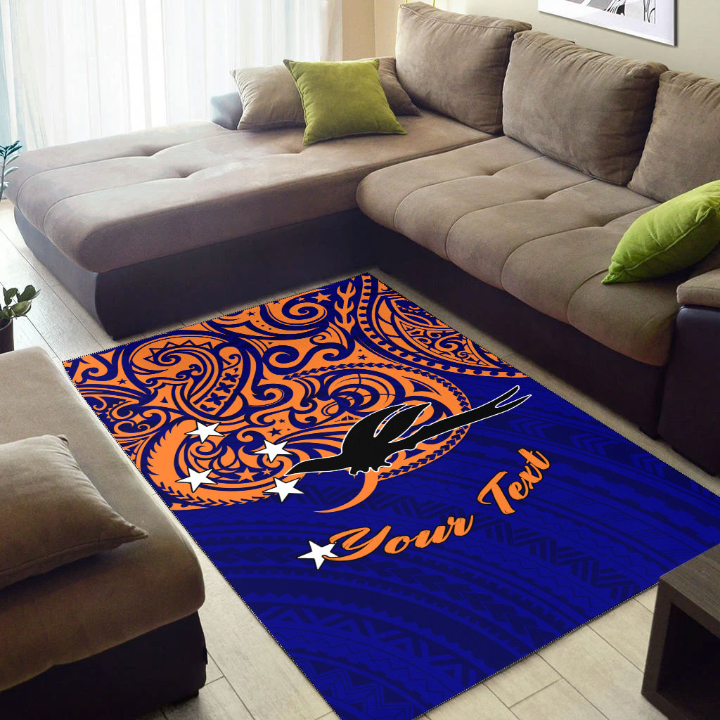 (Custom Personalised) Papua New Guinea New Ireland Pride Area Rug - LT12 - Polynesian Pride