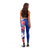 Waianae High School Leggings - Hawaiian Hibiscus Flowers - LT20 - Polynesian Pride