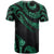 Vanuatu Polynesian Custom T Shirt Polynesian Tattoo Green Version - Polynesian Pride