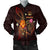 Vanuatu Polynesian Men's Bomber Jacket - Legend of Vanuatu (Red) Red - Polynesian Pride