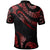 Tokelau Polo Shirt Polynesian Tattoo Red Version - Polynesian Pride