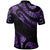 Vanuatu Custom Polo Shirt Polynesian Tattoo Purple Version - Polynesian Pride