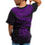 Tuvalu Polynesian T Shirt Tuvaluan Waves (Purple) - Polynesian Pride