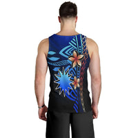 Nauru Custom Personalised Men's Tank Top - Vintage Tribal Mountain - Polynesian Pride