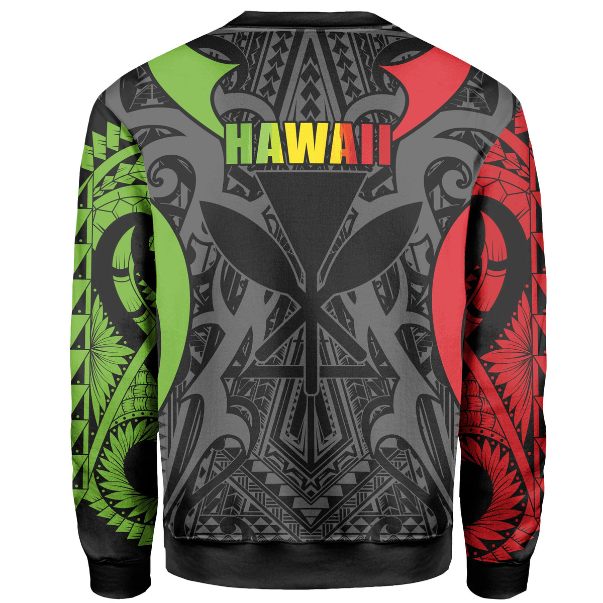Hawaii Polynesian Tribal Kanaka Maoli Sweatshirt - AH - Reggae - Mark Style - Polynesian Pride