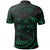 Fiji Polynesian Polo Shirt Green Tribal Wave - Polynesian Pride