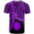 Nauru Polynesian Custom T Shirt Tribal Wave Tattoo Purple - Polynesian Pride