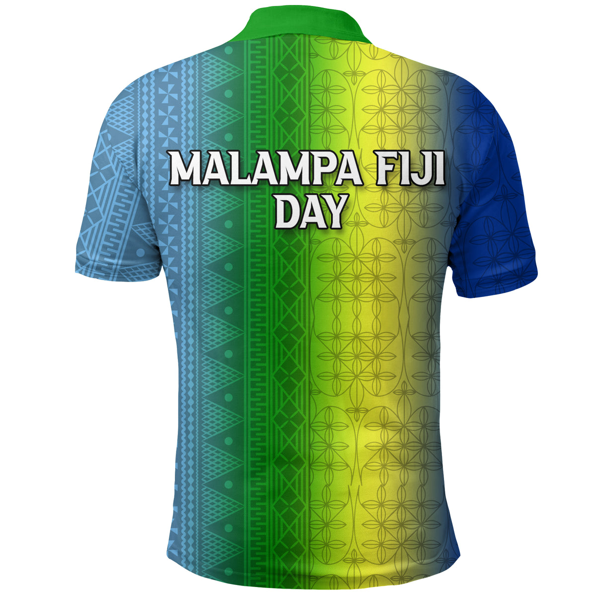 Vanuatu Malampa Fiji Day Polo Shirt Flag Version LT12 - Polynesian Pride