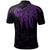 Tahiti Custom Polo Polynesian Wings (Purple) - Polynesian Pride