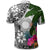 Marshall Islands Custom Polo Shirt White Turtle Plumeria Banana Leaf - Polynesian Pride