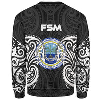 Federated States Of Micronesia Polynesian Sweater - Spirit Style White - Polynesian Pride