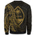 Guam Sweatshirt - Custom Personalised Polynesian Pattern Style Gold Color - Polynesian Pride