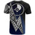 Yap Micronesian Custom T Shirt Blue Lighting Piece - Polynesian Pride