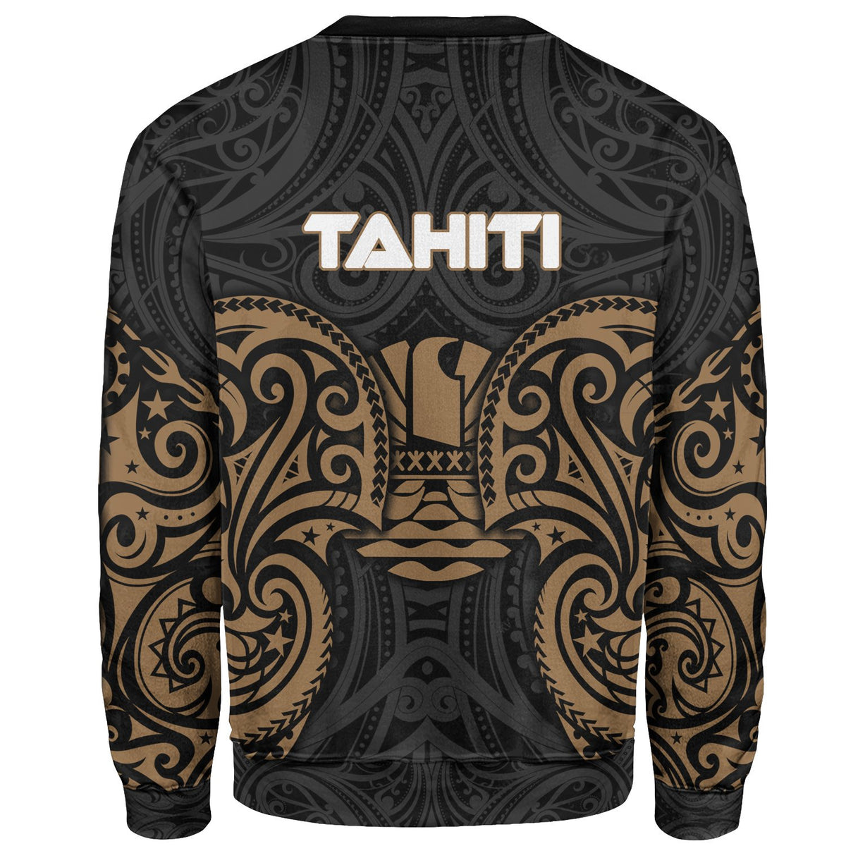 Tahiti Polynesian Sweater - Spirit Style Gold - Polynesian Pride