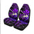 Hawaii Turtle With Plumeria Leaf Purple Car Seat Covers - LT12 - Polynesian Pride