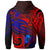 Samoa Hoodie Blue Shark Polynesian Tattoo - Polynesian Pride