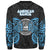 American Samoa Polynesian Sweater - Spirit Style Blue - Polynesian Pride