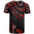 Marshall Islands Polynesian T Shirt Poly Tattoo Red Version - Polynesian Pride