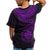 Federated States of Micronesia Polynesian Custom T Shirt FSM Waves (Purple) - Polynesian Pride