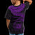 Polynesian Hawaii CustomT Shirt Hawaiian Waves (Purple) - Polynesian Pride