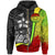 American Samoa Polynesian Zip up Hoodie Reggae Turtle with Hook Unisex REGGAE - Polynesian Pride