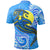 Palau Polynesian Polo Shirt Palau Flag with Polynesian Tattoo - Polynesian Pride