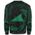 Tokelau Polynesian Custom Personalised Sweater - Green Tribal Wave - Polynesian Pride