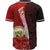 Hawaii Polynesian Baseball Shirt - Coat Of Arm With Hibiscus - Polynesian Pride