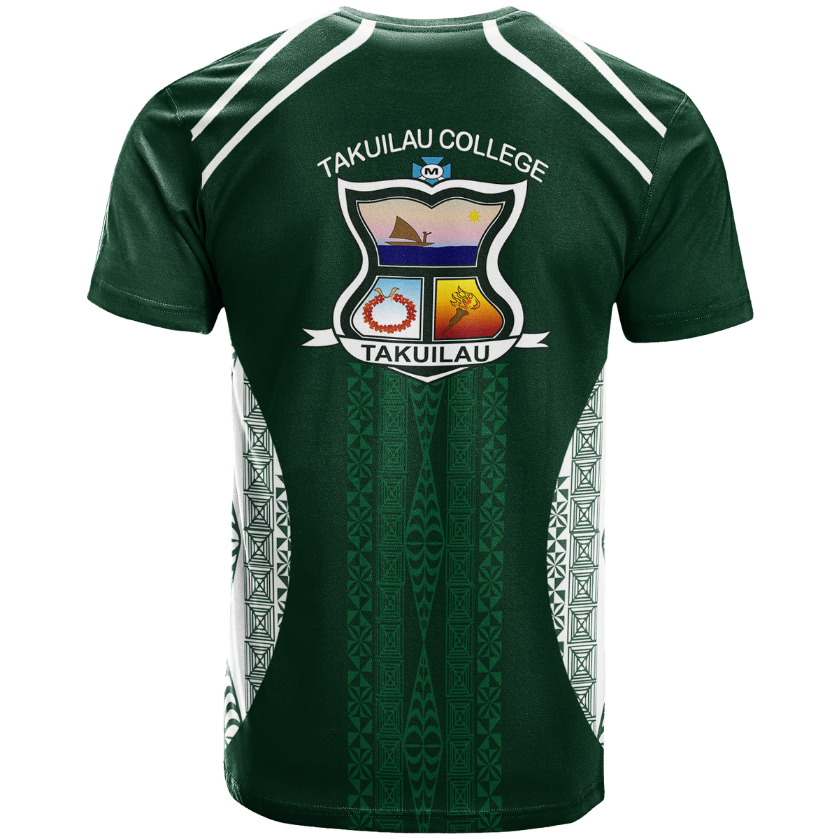 Takuilau College Tongan Patterns T Shirt LT12 - Polynesian Pride