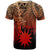 Nauru Polynesian Custom T shirt Tribal Wave Tattoo Red Ver 2 - Polynesian Pride