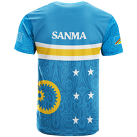 Vanuatu Torba Combine Sanma Province T Shirt Flag Style LT12 - Polynesian Pride