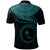 Chuuk Polynesian Polo Shirt Truk Waves (Turquoise) - Polynesian Pride