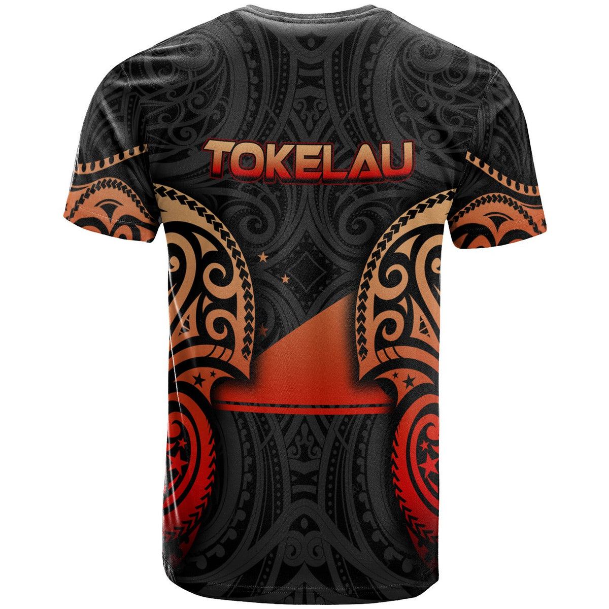 Tokelau Polynesian T Shirt Spirit Red Version - Polynesian Pride