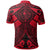 Chuuk Custom Polo Shirt Red Seal with Polynesian Tattoo - Polynesian Pride