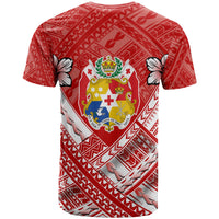 Tonga Custom T Shirt Tonga Flag Camisole Hibiscus Style - Polynesian Pride