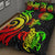 American Samoa Quilt Bed Set - Reggae Tentacle Turtle - Polynesian Pride